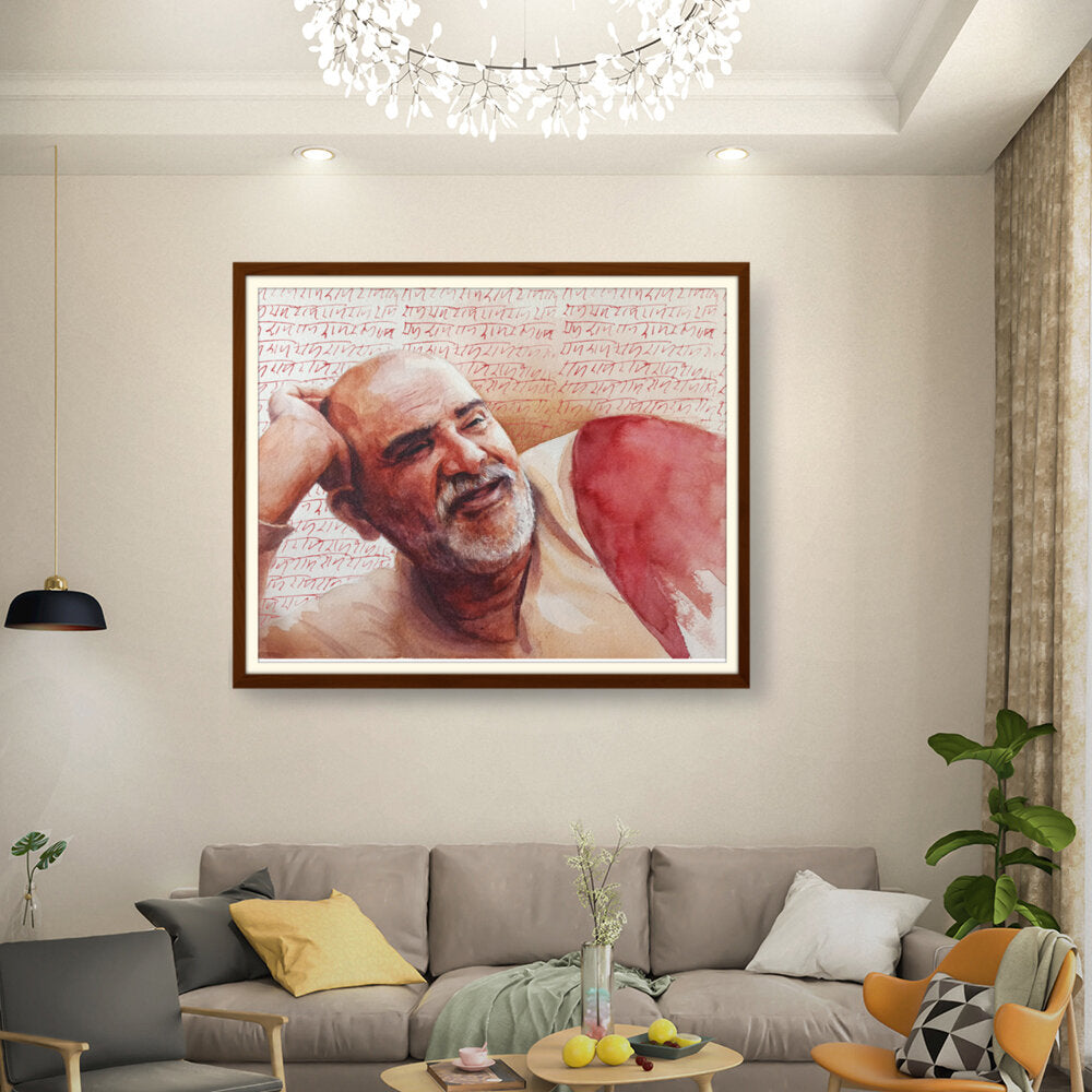 Neem_Karoli_Baba - WALL MOUNT FRAME