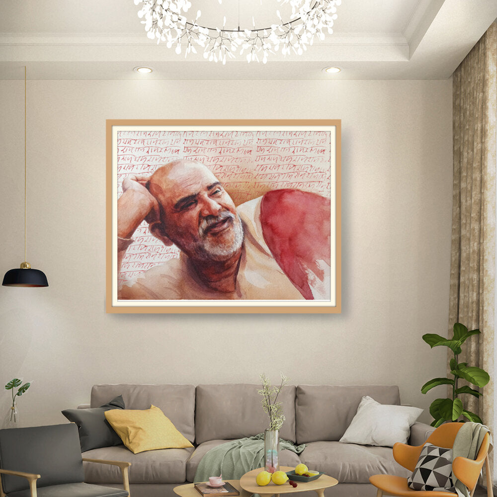 Neem_Karoli_Baba - WALL MOUNT FRAME