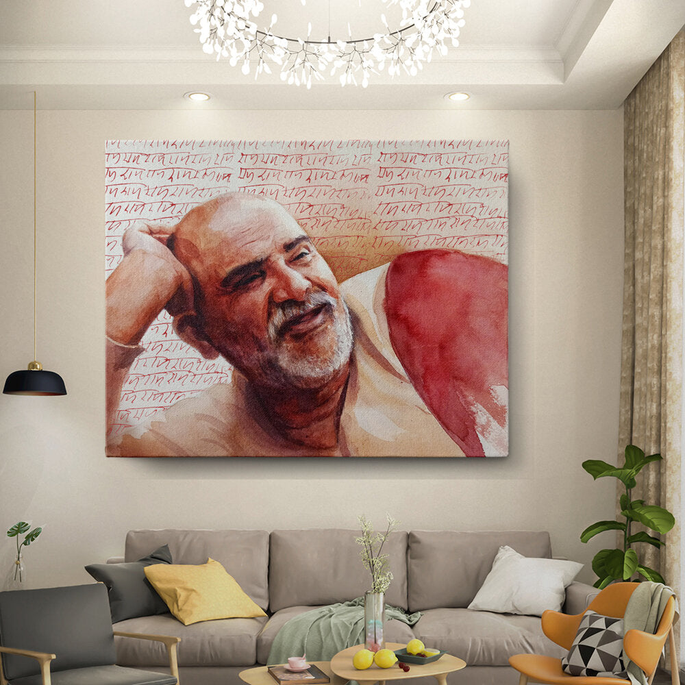 Artist10 - Art - Neem_Karoli_Baba - Wall Canvas