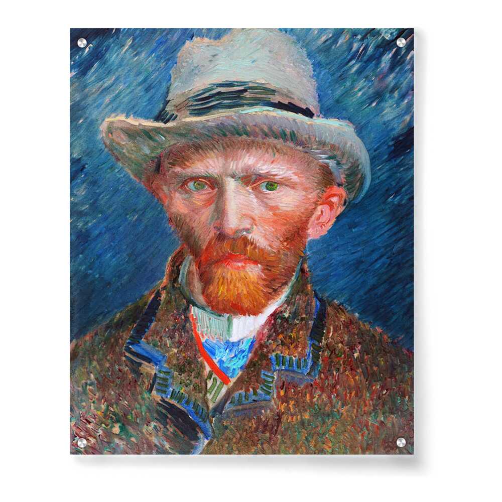 026_VanGogh_Self_Portrait - Acrylic Wall Photo