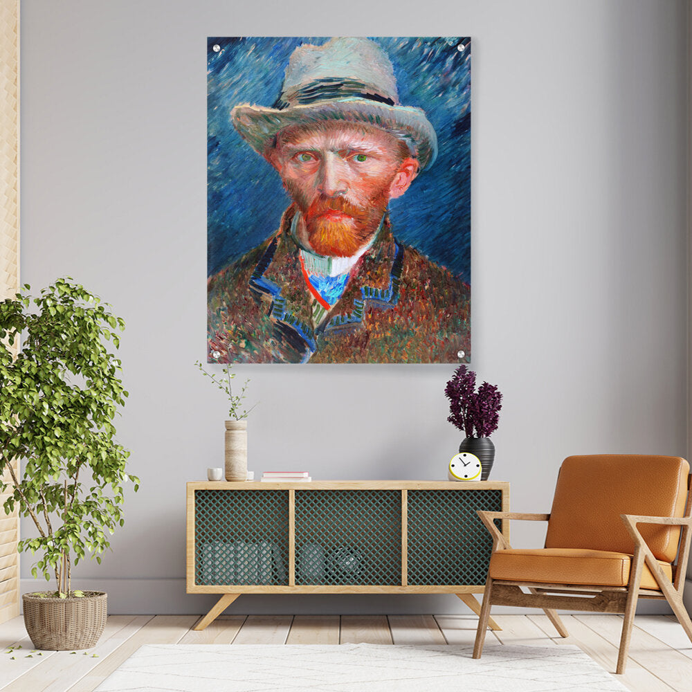 Artist10 - Art - 026_VanGogh_Self_Portrait - Acrylic Wall Photo