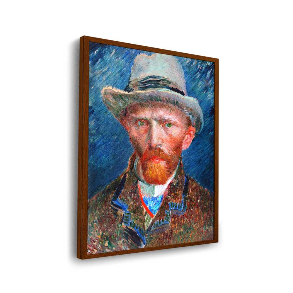 026_VanGogh_Self_Portrait - Framed Canvas