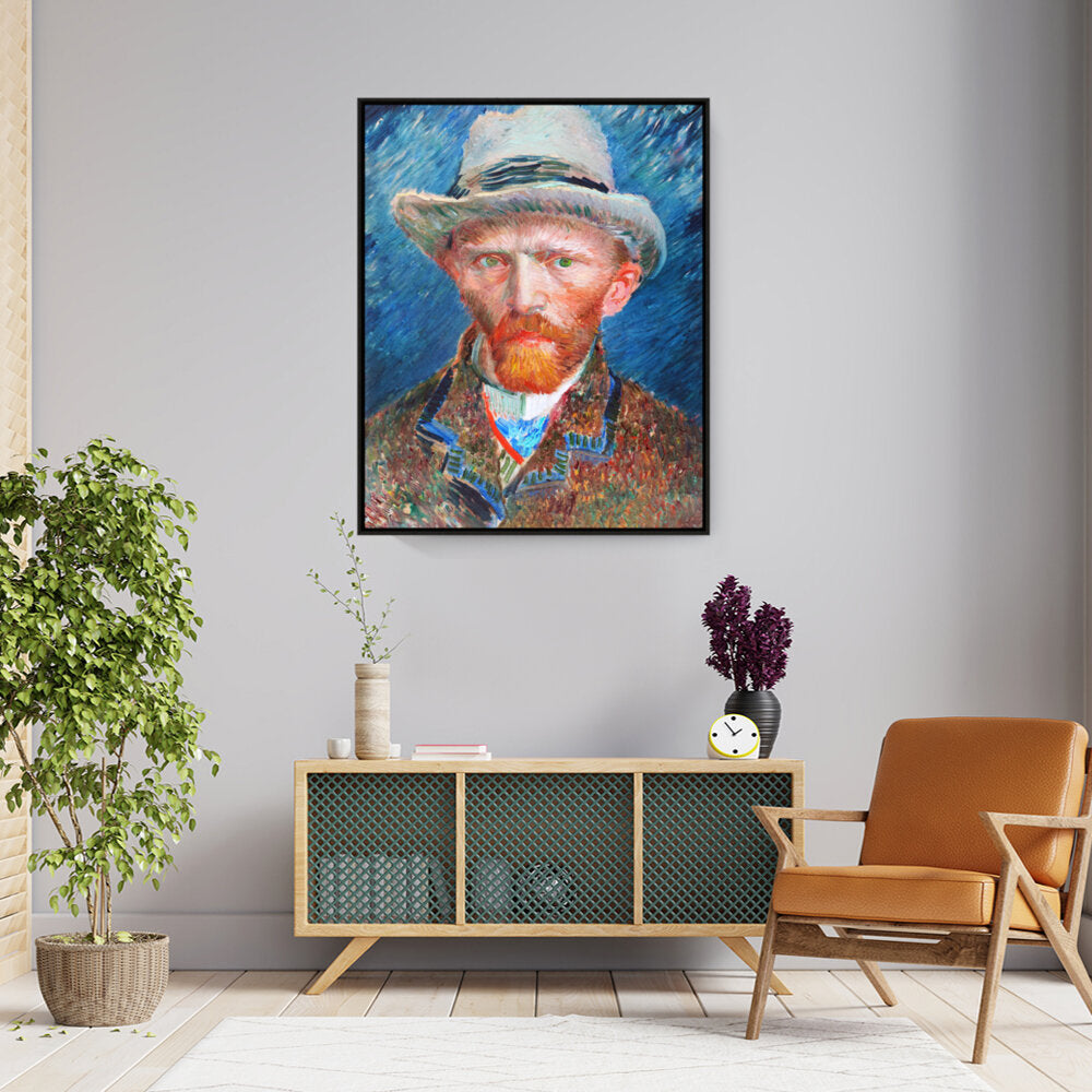 026_VanGogh_Self_Portrait - FLOATING FRAME