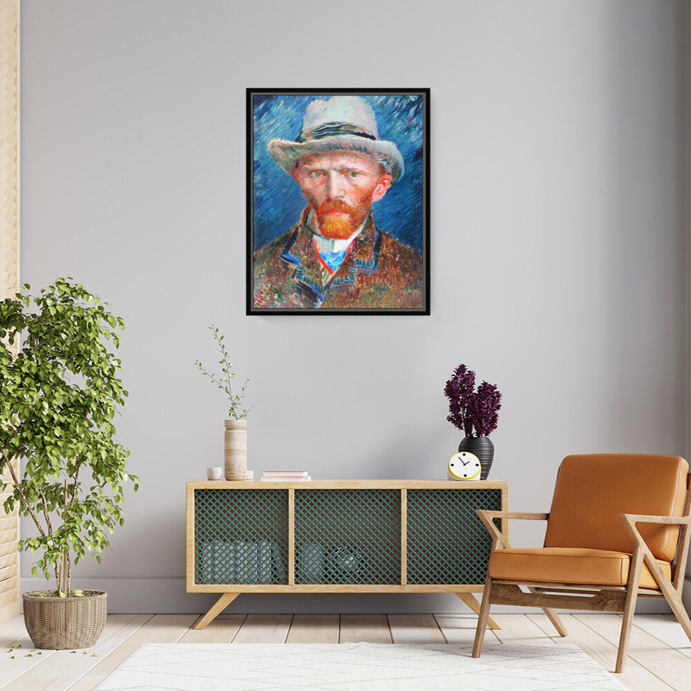 026_VanGogh_Self_Portrait - FLOATING FRAME