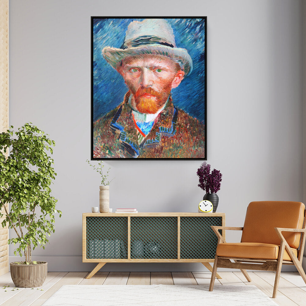 026_VanGogh_Self_Portrait - FLOATING FRAME