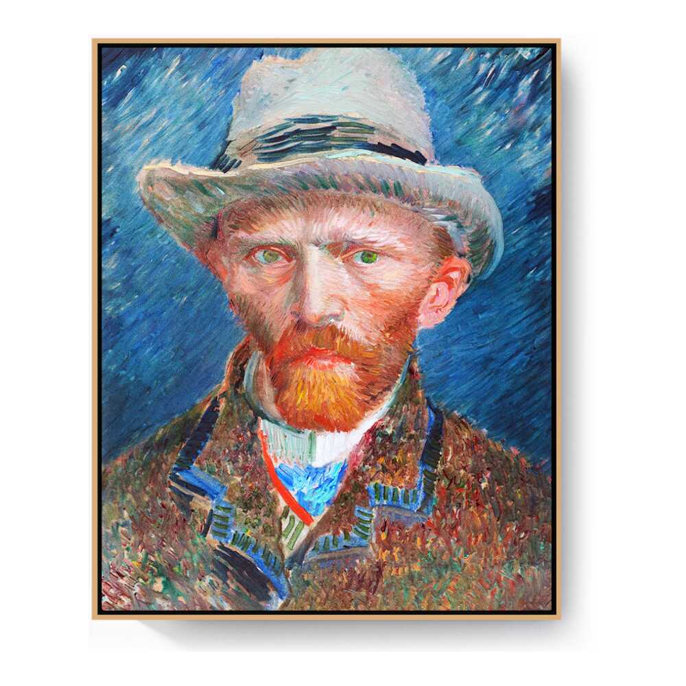 026_VanGogh_Self_Portrait - FLOATING FRAME