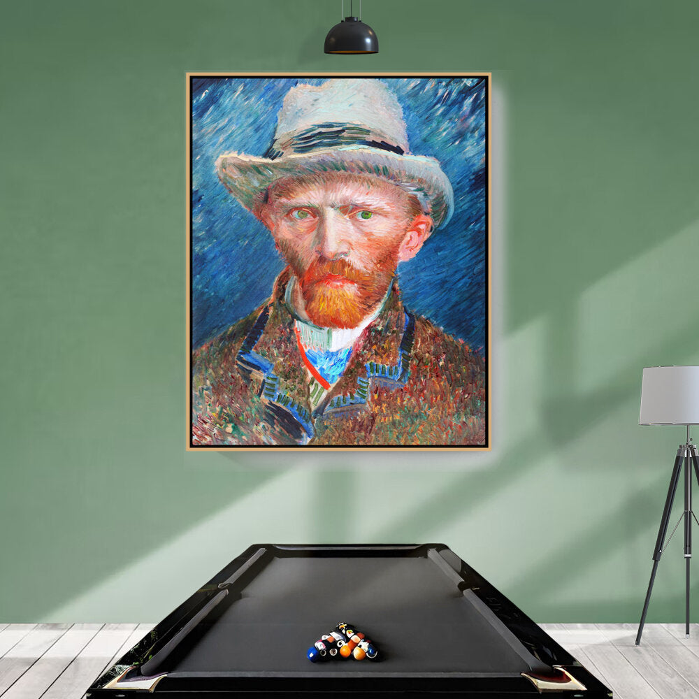 026_VanGogh_Self_Portrait - FLOATING FRAME