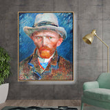 026_VanGogh_Self_Portrait - FLOATING FRAME