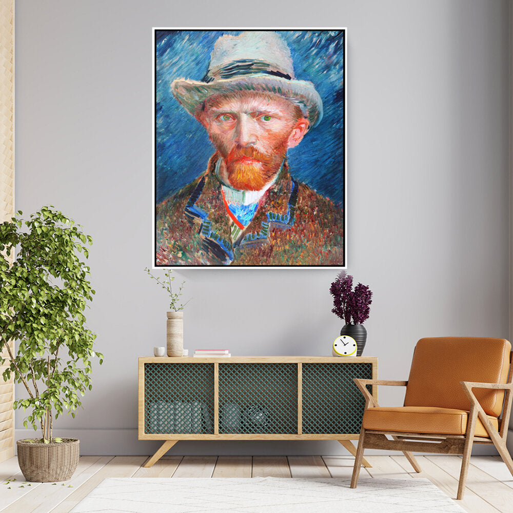 026_VanGogh_Self_Portrait - FLOATING FRAME