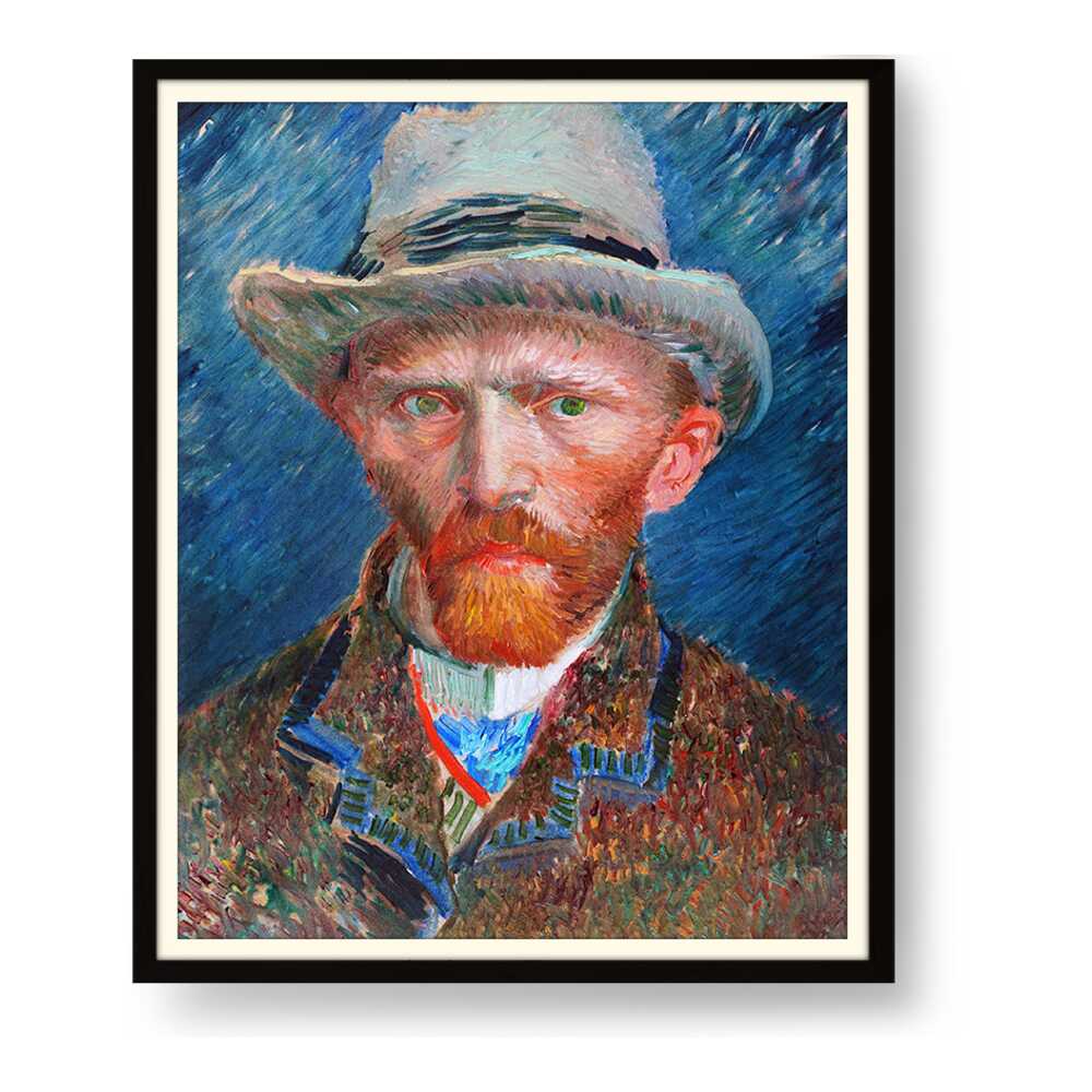 026_VanGogh_Self_Portrait - WALL MOUNT FRAME