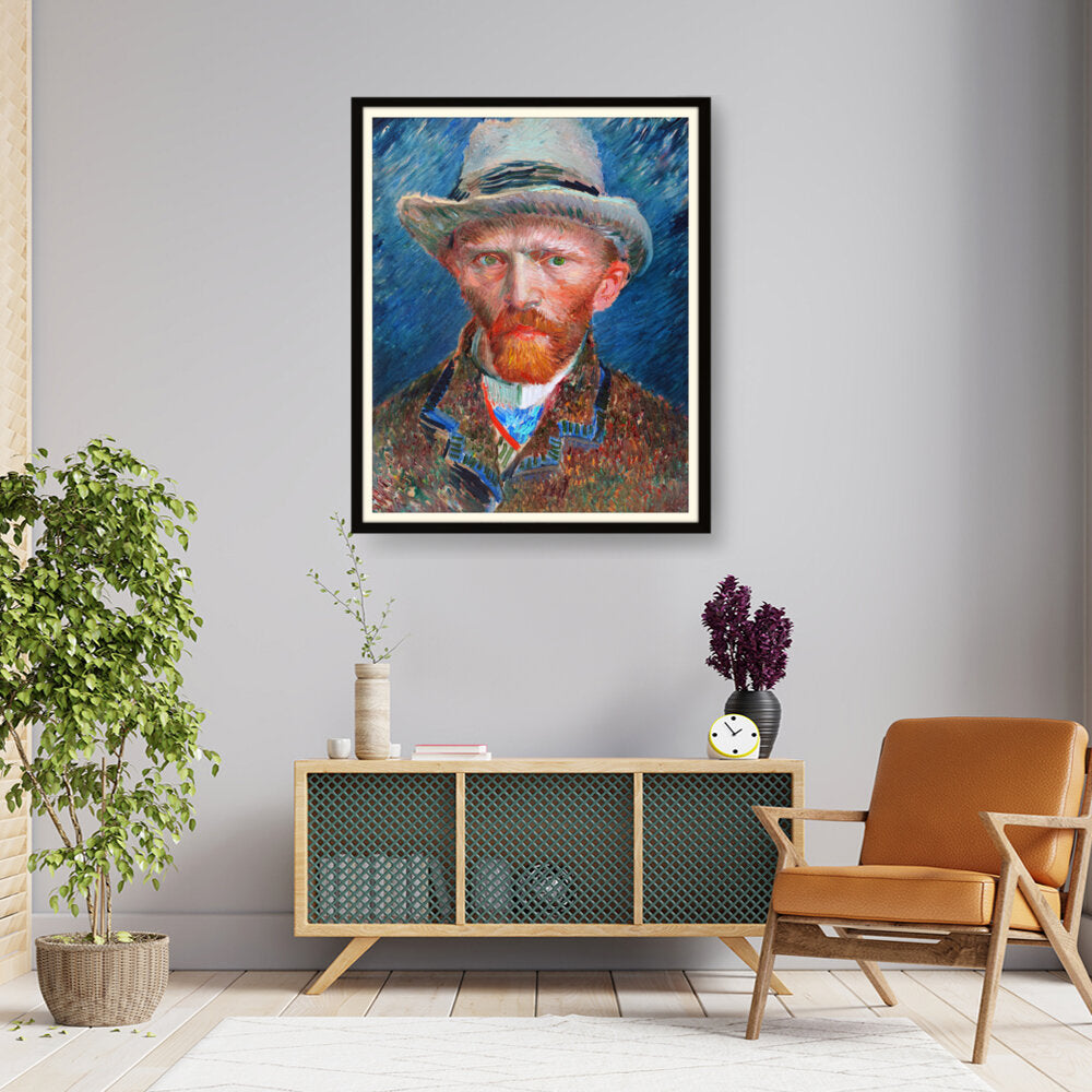 026_VanGogh_Self_Portrait - WALL MOUNT FRAME