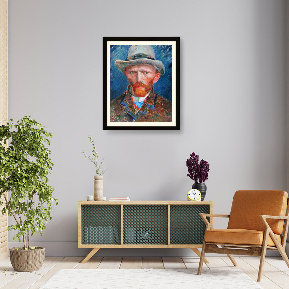 026_VanGogh_Self_Portrait - WALL MOUNT FRAME