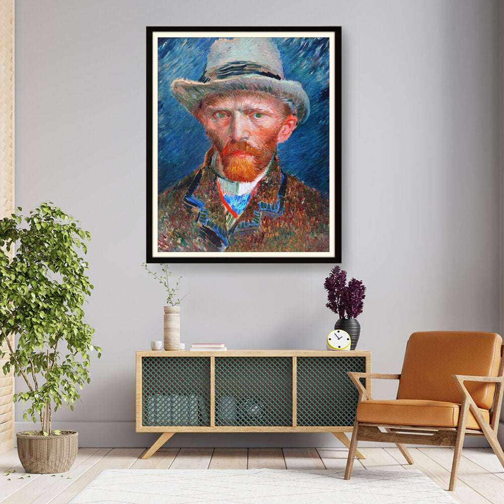 026_VanGogh_Self_Portrait - WALL MOUNT FRAME