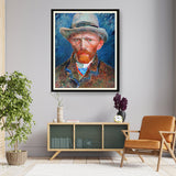 026_VanGogh_Self_Portrait - WALL MOUNT FRAME