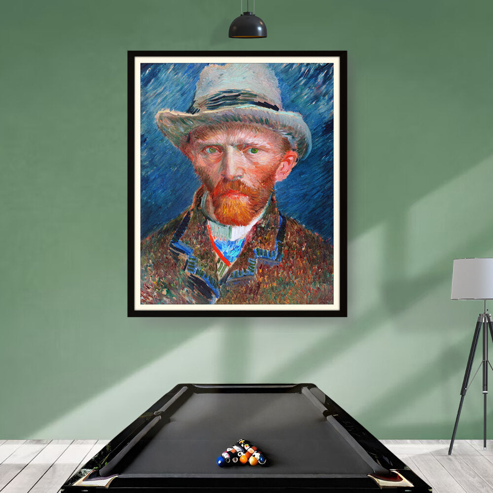 026_VanGogh_Self_Portrait - WALL MOUNT FRAME