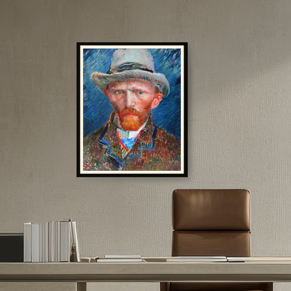 026_VanGogh_Self_Portrait - WALL MOUNT FRAME