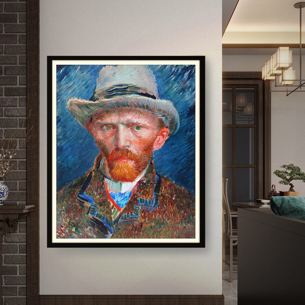 026_VanGogh_Self_Portrait - WALL MOUNT FRAME