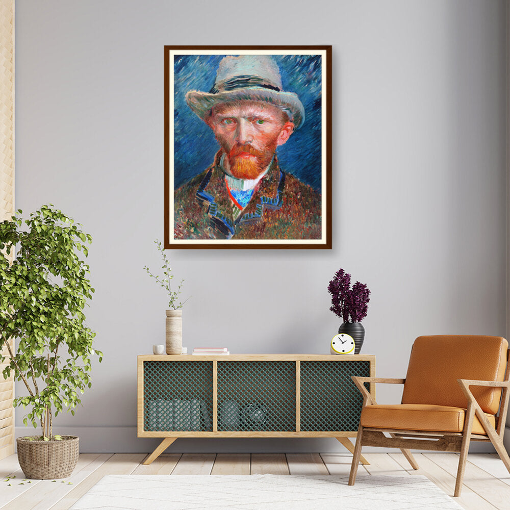 026_VanGogh_Self_Portrait - WALL MOUNT FRAME