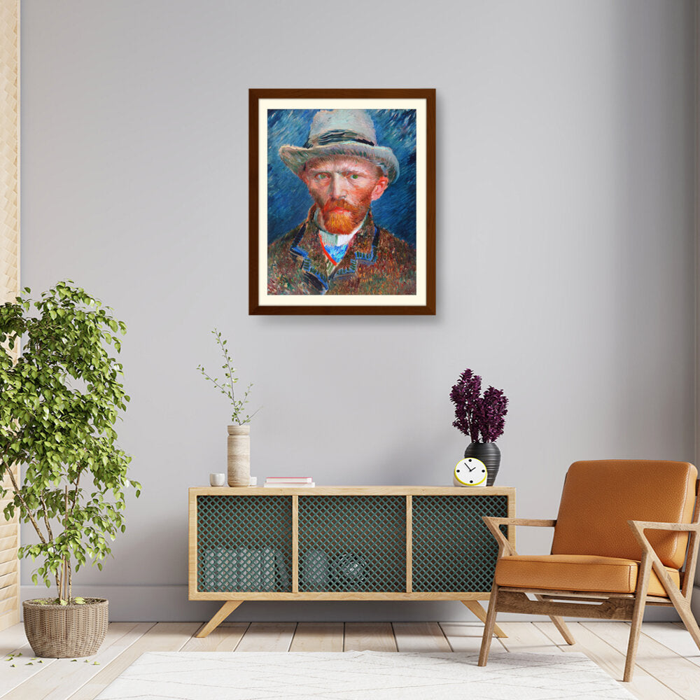 026_VanGogh_Self_Portrait - WALL MOUNT FRAME