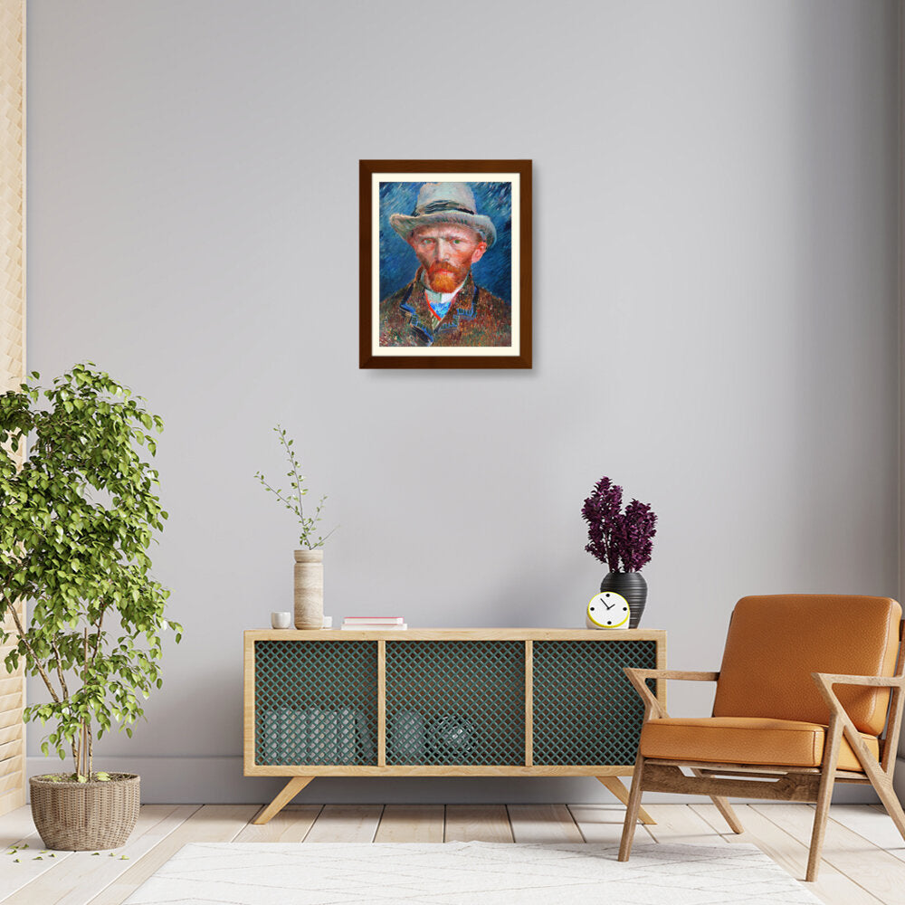026_VanGogh_Self_Portrait - WALL MOUNT FRAME