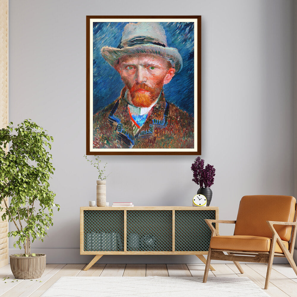 026_VanGogh_Self_Portrait - WALL MOUNT FRAME