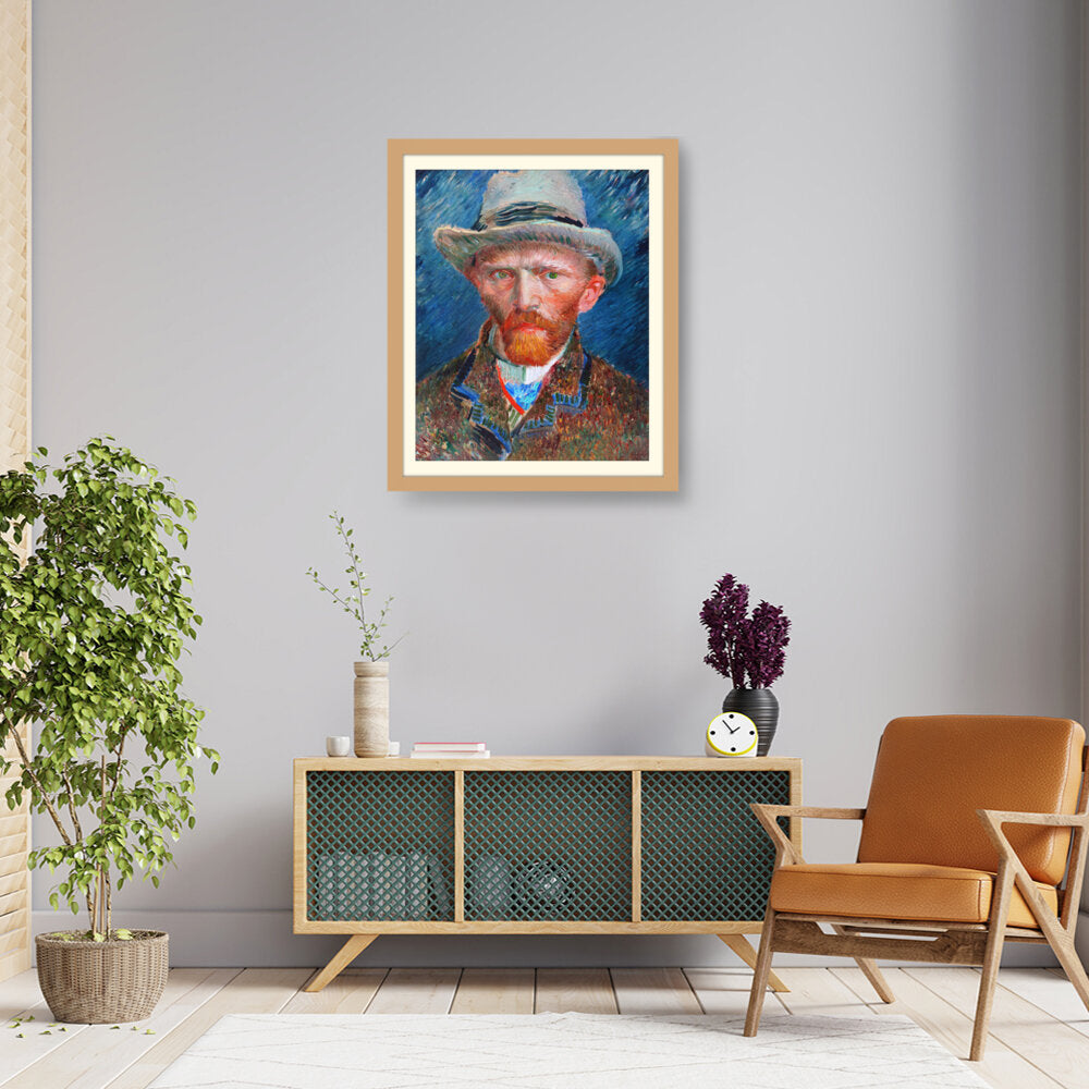 026_VanGogh_Self_Portrait - WALL MOUNT FRAME