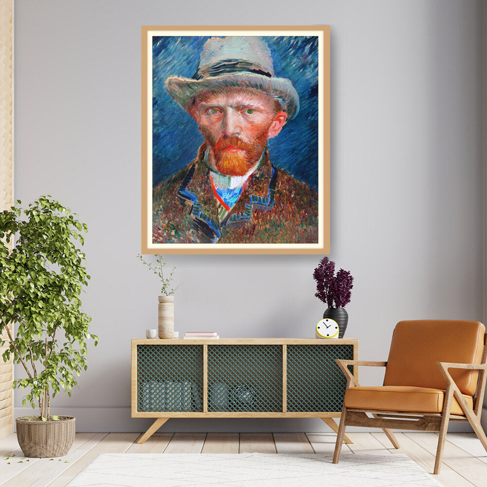 026_VanGogh_Self_Portrait - WALL MOUNT FRAME