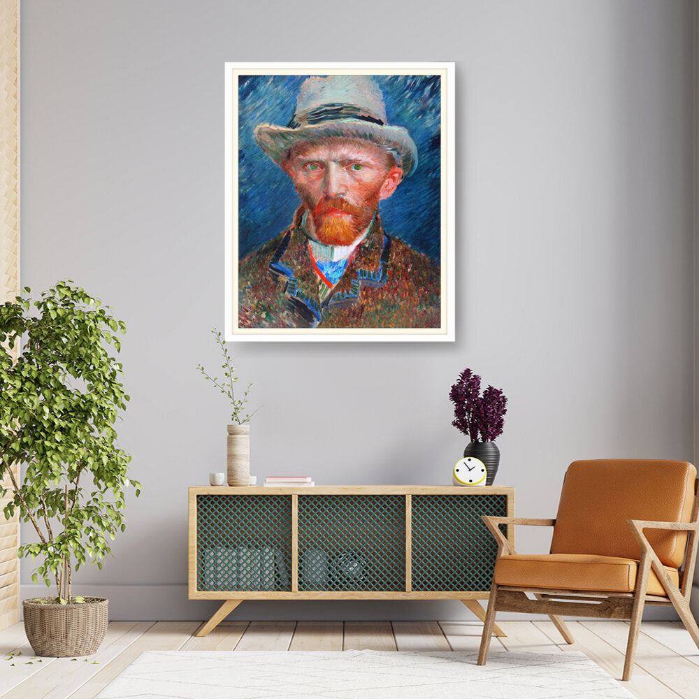 026_VanGogh_Self_Portrait - WALL MOUNT FRAME