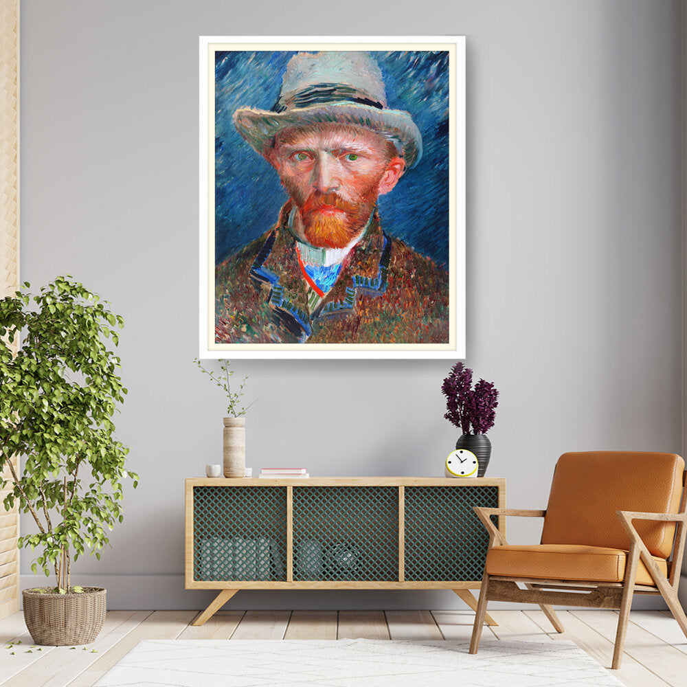 026_VanGogh_Self_Portrait - WALL MOUNT FRAME