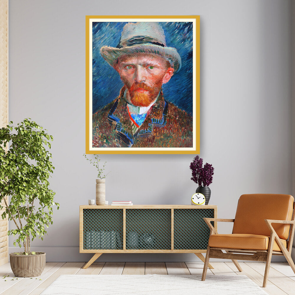 026_VanGogh_Self_Portrait - WALL MOUNT FRAME