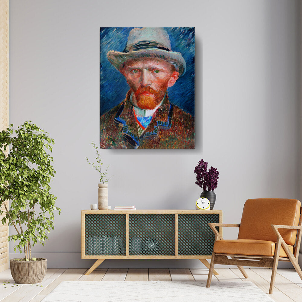 026_VanGogh_Self_Portrait - Wall Canvas