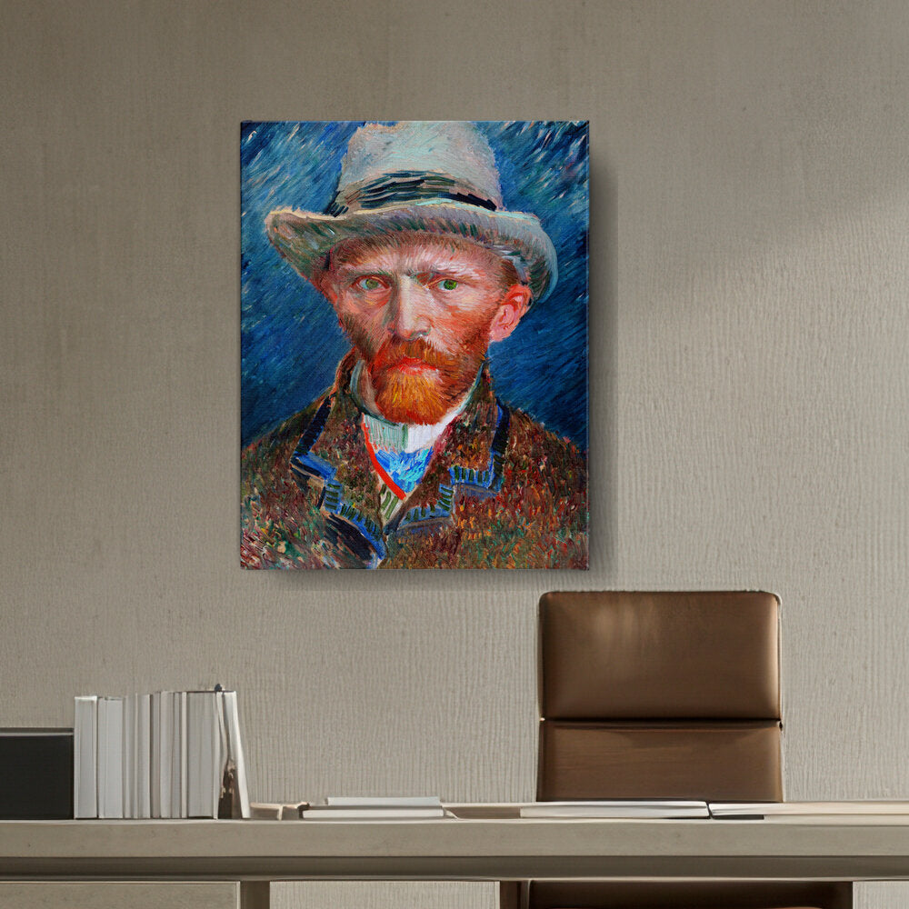 026_VanGogh_Self_Portrait - Wall Canvas