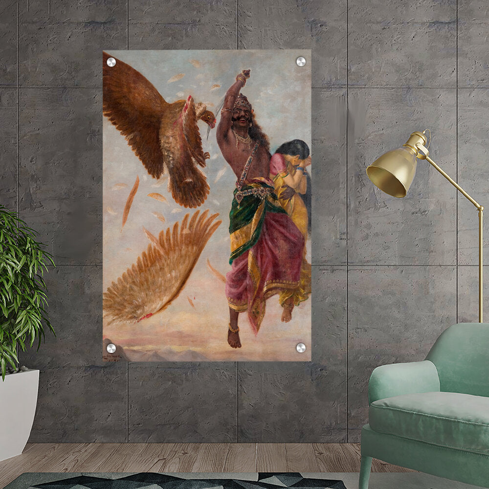 Artist10 - Art - Jatayu Ravan Sita_RRV - Acrylic Wall Photo