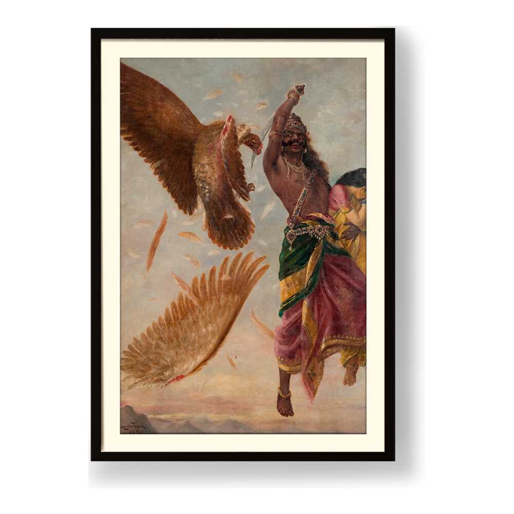 Jatayu Ravan Sita_RRV - WALL MOUNT FRAME