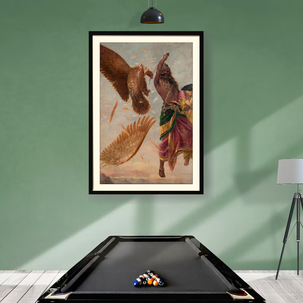 Jatayu Ravan Sita_RRV - WALL MOUNT FRAME