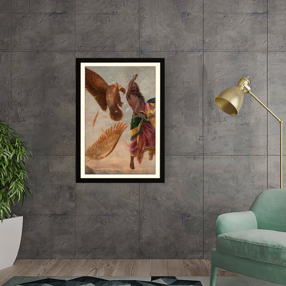 Jatayu Ravan Sita_RRV - WALL MOUNT FRAME