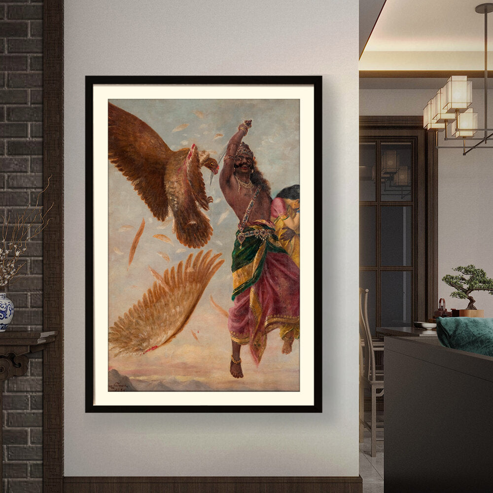 Jatayu Ravan Sita_RRV - WALL MOUNT FRAME