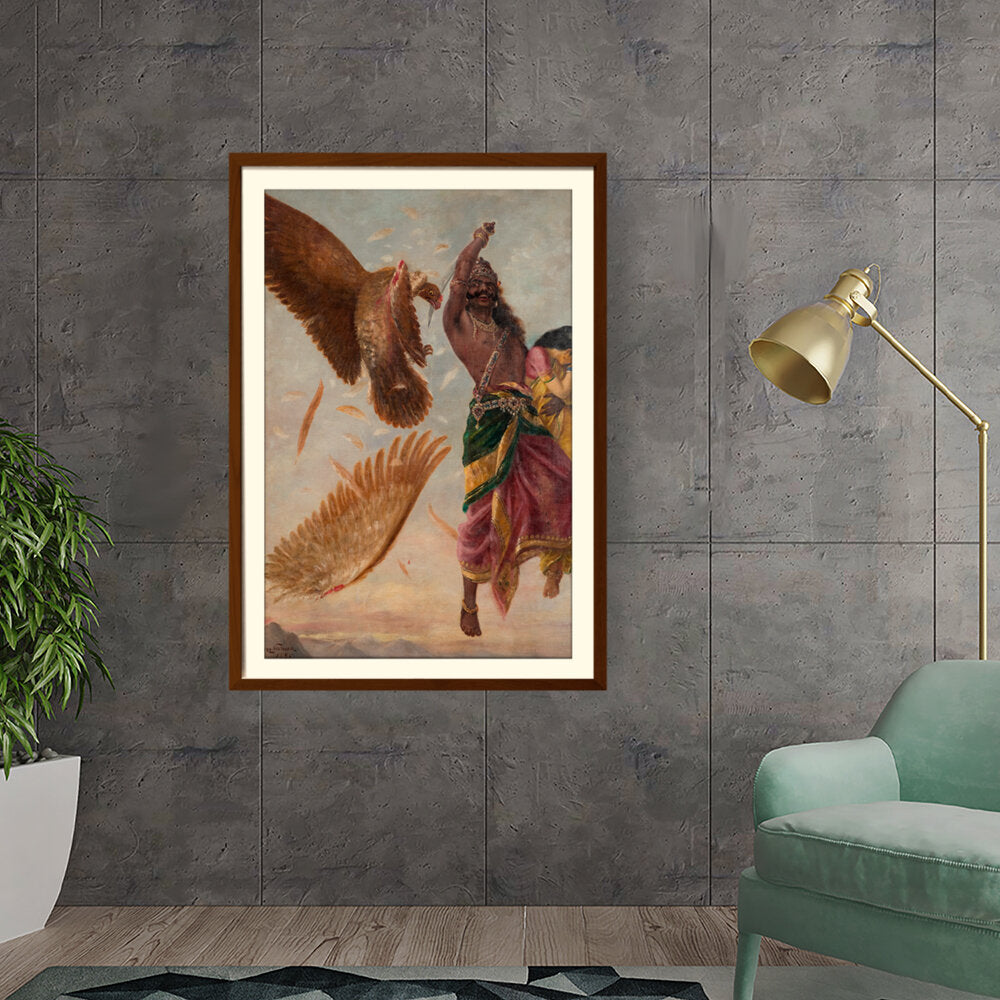 Jatayu Ravan Sita_RRV - WALL MOUNT FRAME