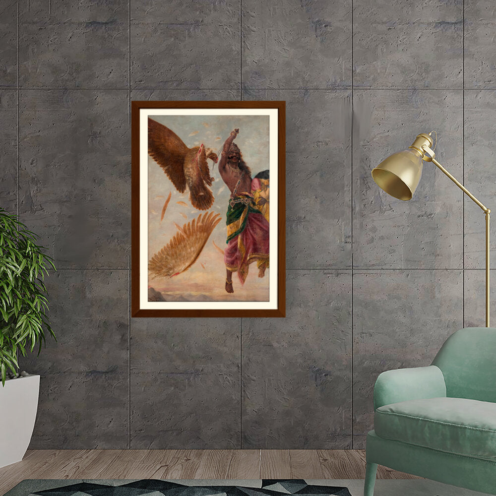 Jatayu Ravan Sita_RRV - WALL MOUNT FRAME