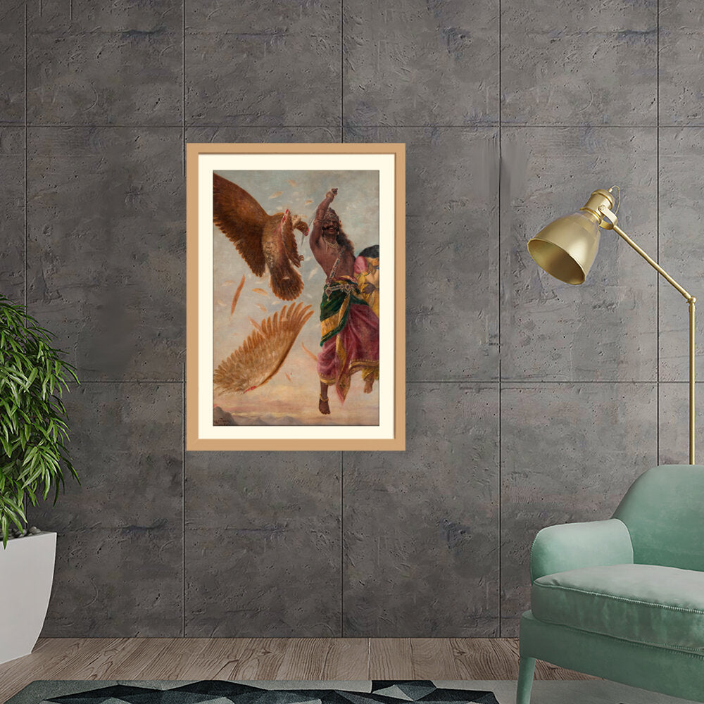 Jatayu Ravan Sita_RRV - WALL MOUNT FRAME