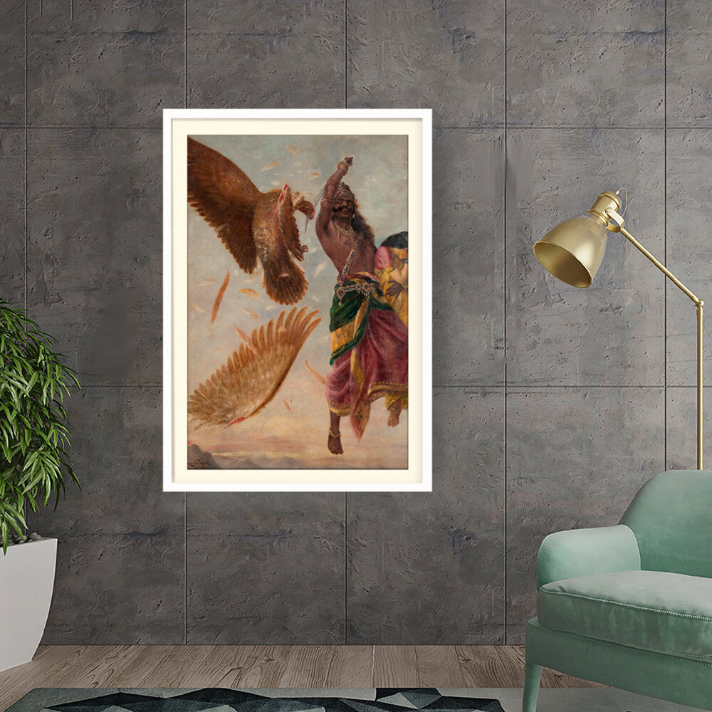 Jatayu Ravan Sita_RRV - WALL MOUNT FRAME
