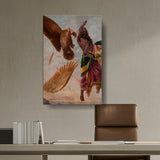 Jatayu Ravan Sita_RRV - Wall Canvas