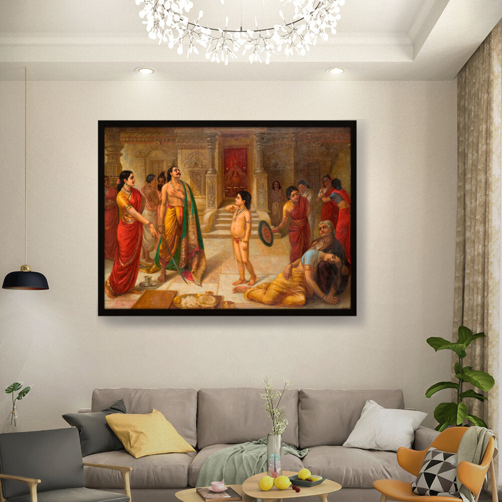 Mohini - Framed Canvas