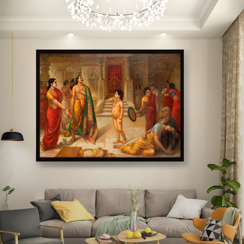Mohini - Framed Canvas