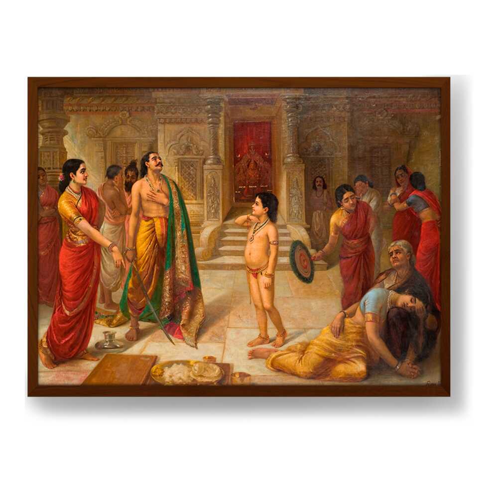 Mohini - Framed Canvas