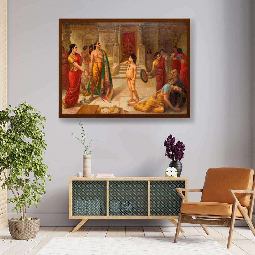 Mohini - Framed Canvas