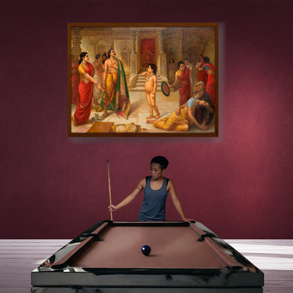 Mohini - Framed Canvas