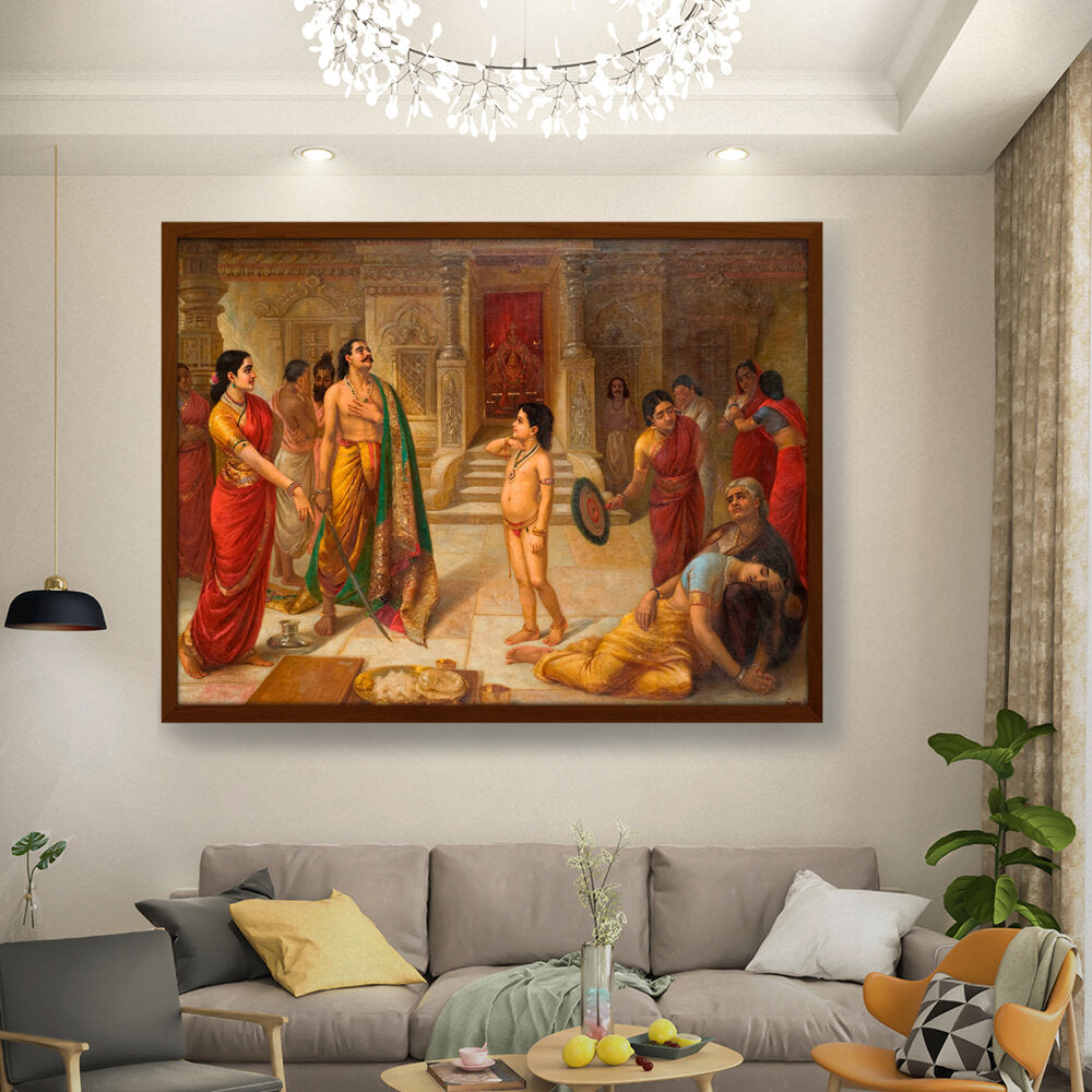 Mohini - Framed Canvas