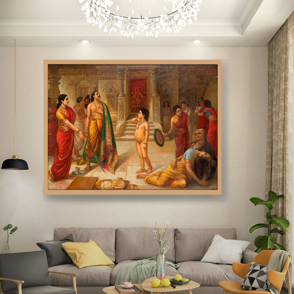 Mohini - Framed Canvas