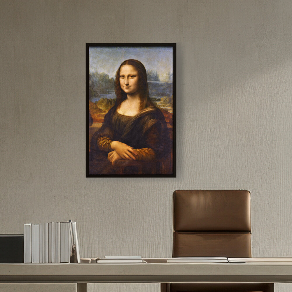 Mona Lisa - Framed Canvas